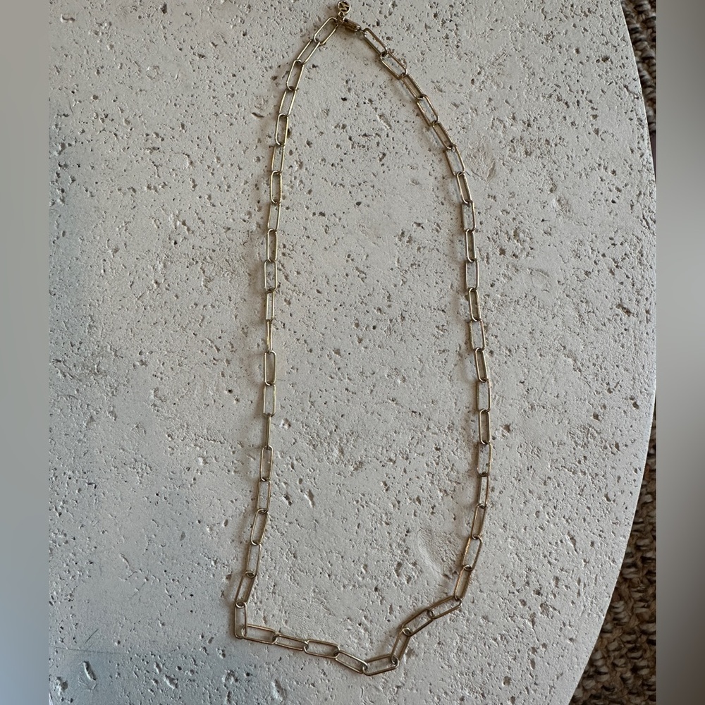 Mejuri Bold Link Chain Necklace in Gold Vermeil